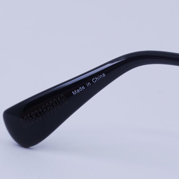 MaxMara MALIBU9 MM0079 01B Sunglasses Black Butterfly Frame, Smoke Lenses - Picture 6 of 9